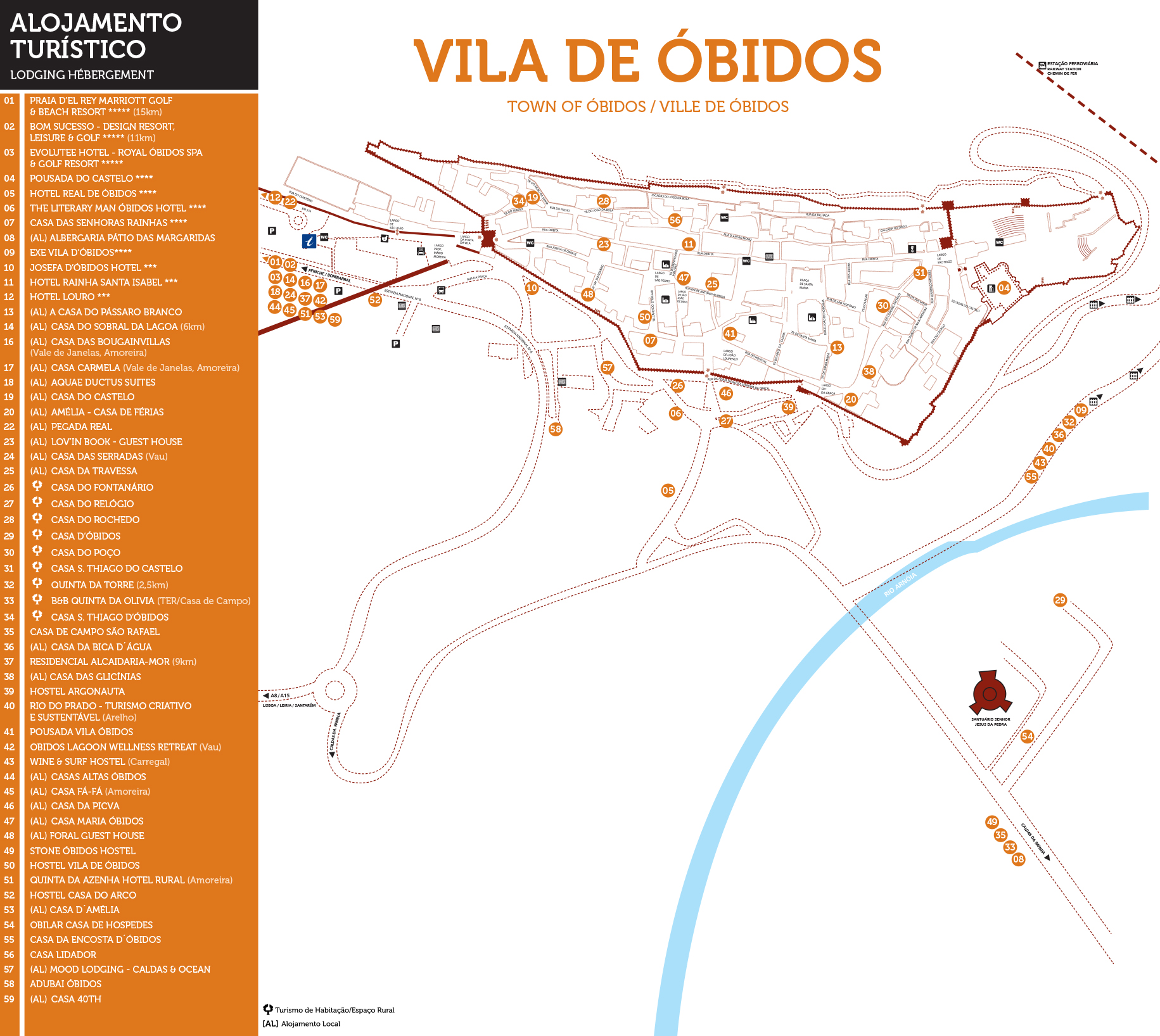 Mapas & Guias – Óbidos – Turismo